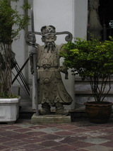 A guard at Wat Po